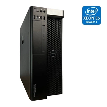 Сервер Dell Precision T7810 Tower / 2x Intel Xeon E5-2697 v4 (8 (16) ядер по 3.2 - 3.6 GHz) / 64 GB DDR4 / 256 GB SSD M.2 / 685W / Win 10 Pro б/в