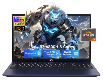 Ноутбук NIMO N155 AMD R7 6800H/32/1Tb Blue