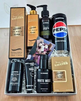 Подарунковий набір косметики No Brand в стилі Jean Paul Gaultier Le Male Elixir 7 в 1 Newly