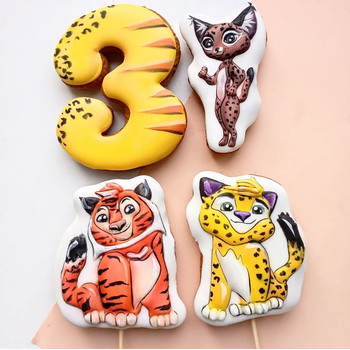 Пряники Лео та Тіг набір 4 шт