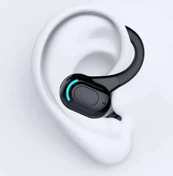 Беспроводная Bluetooth гарнитура с заушным креплением UTIEER F8 влагозащитная моногарнитура с Bluetooth 5.2 + EDR, черная (104628619)