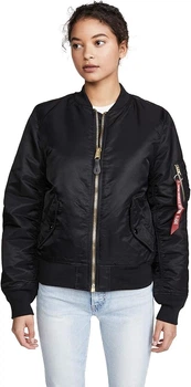 Бомбер жіночий Alpha Industries MA-1 W WJM44500C1 XS Чорний