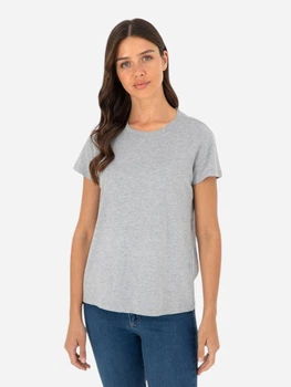 Футболка хлопковая женская U.S. Polo Assn G082SZ011-000-2036403(gri melanj) XL Серая (8683857786956)