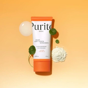 Солнцезащитный крем с керамидами спф Purito Seoul Daily Soft Touch Sunscreen SPF 50+ PA++++ 60 ml (Renewer)