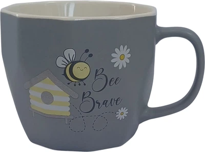 Кухоль Milika MadBee Grey порцеляновий 350 мл (M0520-KLD9-S210B)