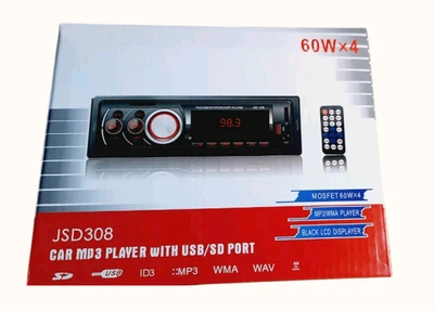 Автомагнитола MP3 JSD 308+BT с bluetooth и аудиовыходом 4x50W