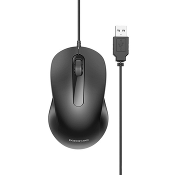 Миша дротова Borofone BG4 black