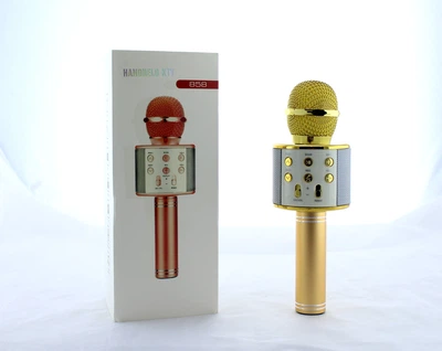 Микрофон DM Karaoke WS858 беспроводной ручной однонаправленный динамический USB разные цвета