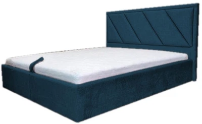 Полуторная кровать Smart Monaco Lite 140х200 см Chicago 12 Темно-синяя (33410311-12140)