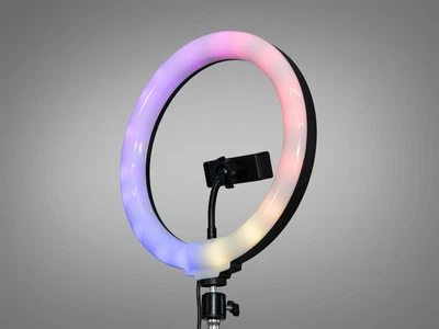 Селфи лампа 25см 30W без штатива 220В SL-10RGB