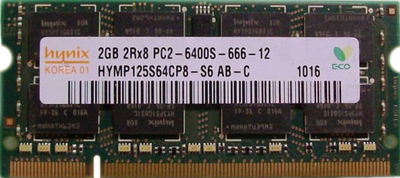 Оперативная память Hynix SODIMM DDR2-800 2048MB (HYMP125S64CP8-S6) ($MB535964) - Уценка