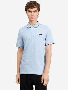 Поло довге чоловіче Calvin Klein K10K112751-CGK S Блакитне (8720109267839)