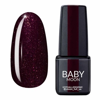 Гель-лак BABY Moon Dance Diamond №12 стигла вишня, 6 мл