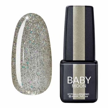 Гель-лак BABY Moon Dance Diamond №18 біле золото, 6 мл