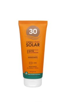 Сонцезахисний крем SPF 30 водостійкий Deliplus, 200 мл
