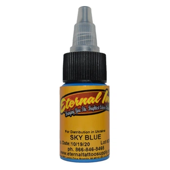 Тату краска Eternal Sky Blue 15мл USA