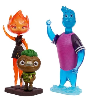 Стихии - Плине Плавунец и Теплинка (Disney and Pixar Elemental Storytellers Exploring Element City Pack Mattel