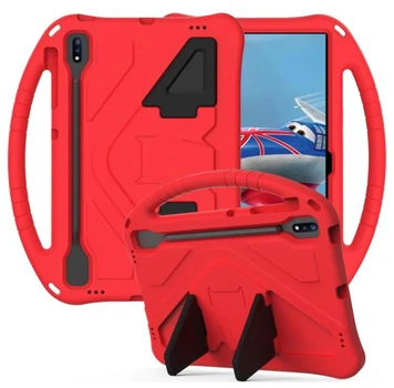 Детский чехол New Kids Case на планшет Samsung Galaxy Tab S10 FE (10.9") / красный