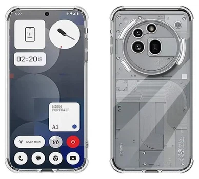 Чехол WXD на Nothing Phone (3A) Pro / чехол для смартфона с усиленными углами / (прозрачный)