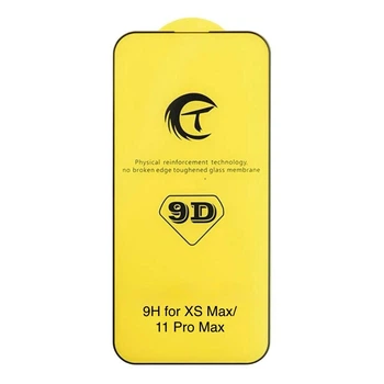 Защитное стекло для iPhone 11 Pro Max / XS Max 9D Black