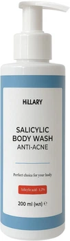 Очищающий гель для тела Hillary Anti-Acne Salicylic Body Wash с Салициловой кислотой 200 мл (4823116602465)