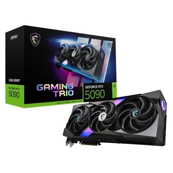 Видеокарта GF RTX 5090 32GB GDDR7 Gaming Trio OC MSI (GeForce RTX 5090 32G GAMING TRIO OC)