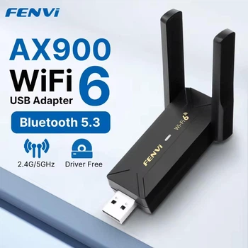 Сетевой адаптер Fenvi FU-AX900 Wi-fi 6, Bluetooth 5.3 Dual Band 2.4G 5G