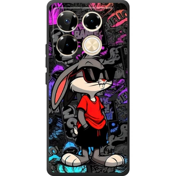 Силиконовый чехол BoxFace Infinix Note 40 Pro Малий вухань (59204-bk119)
