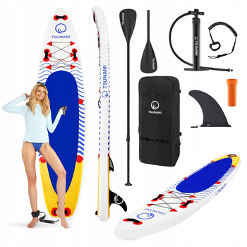 Надувна SUP дошка TSUNAMI 350 см з веслом Wave (P-5907739316417)