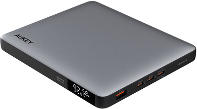 УМБ AUKEY 100W 20000mAh 3xUSB-C PD 3.0 Silver (PB-Y44)