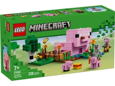 Конструктор LEGO Minecraft Будинок для поросят 238 деталей (21268)