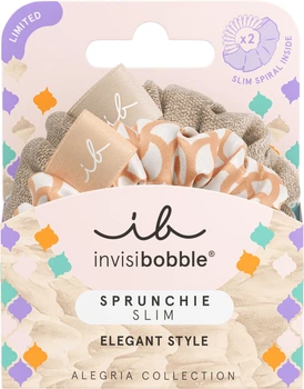 Резинка-браслет для волос Invisibobble Sprunchie Slim Alegria Rooting for You 2 шт (4063528058034)