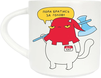 Чашка Orner D100 Пора браться за голову (orner-2904)