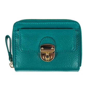 Кошелек женский кожаный Ashwood Y50 GREEN изумрудный