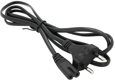 Кабель живлення Voltronic PC-184/2 CEE7/16-C7 2-pin 0.5 мм 1.5 м Black (YT02507)