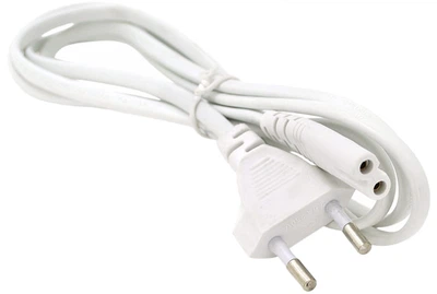 Кабель питания Voltronic PC-184/2 CEE7/16-C7 2-pin 0.5 мм 1.5 м White (YT20876)