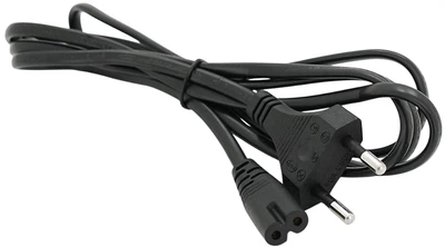 Кабель питания Voltronic PC-184/2 CEE7/16-C7 2-pin 0.5 мм 1.8 м Black (YT00347)