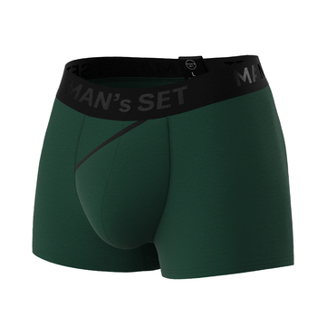Труси боксери чоловічі бавовняні, Anatomic Classic 2.0, Black Series, темно-зелений XL NB100-13