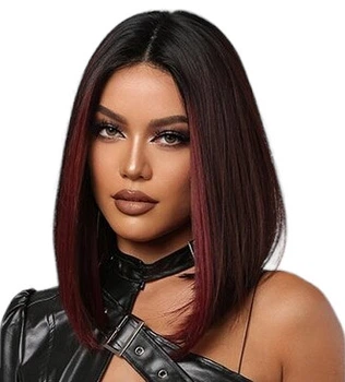 Парик Medium Ombre Brisa, натуральные синтетические волосы Шоколад