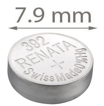 Батарейка годинникова Renata 392, V392, SR41W, SR736W, SR41, 247B