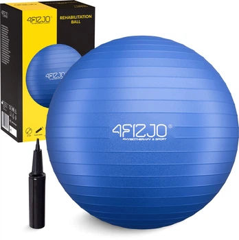 Мяч для фитнеса (фитбол) 4FIZJO 85 см Anti-Burst Blue (P-5907739316400)