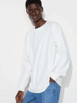 Лонгслів чоловічий Uniqlo 950076045 2XL Білий (1159829172)