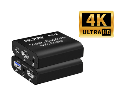 Карта видеозахвата с высоким качеством видео + поддержка стриминга HDMI HD 1080P, 4K, HDMI, USB 2,0, 3,0