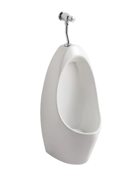 Пісуар підвісний Mixxus Premium BEVEL-1004 (колір білий) (розмір 340x305x685mm) з краном для пісуара (MP6663)