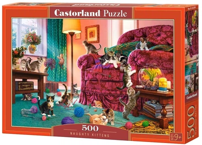 Пазл Неслухняні кошенята 500 деталей Castorland