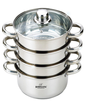 Пароварка Bohmann BH 3217 5 предметів 5л 24см