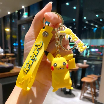 Брелок Pikachu "Pokеmon" (Пикачу "Покемоны") жёлтый