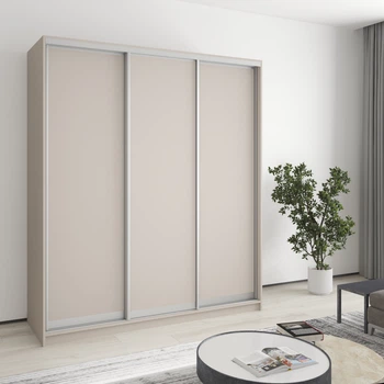 Шкаф-купе трехдверный MebelStar Уни AL 3ДСП 180x60x210 см Кашемир (MBS-3055)