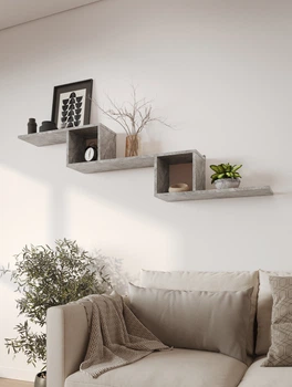 Полиця-конструктор MebelStar 153,2x20x44,8 см Бетон (MBS-1798)