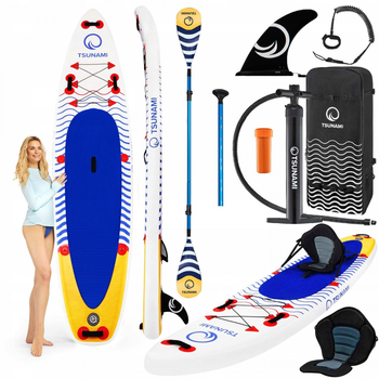 Надувна SUP дошка TSUNAMI 350 см з веслом Wave T09